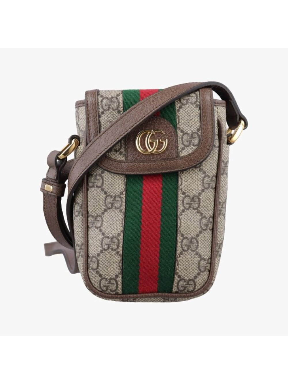 Gucci Ophidia Brown Red Green Leather